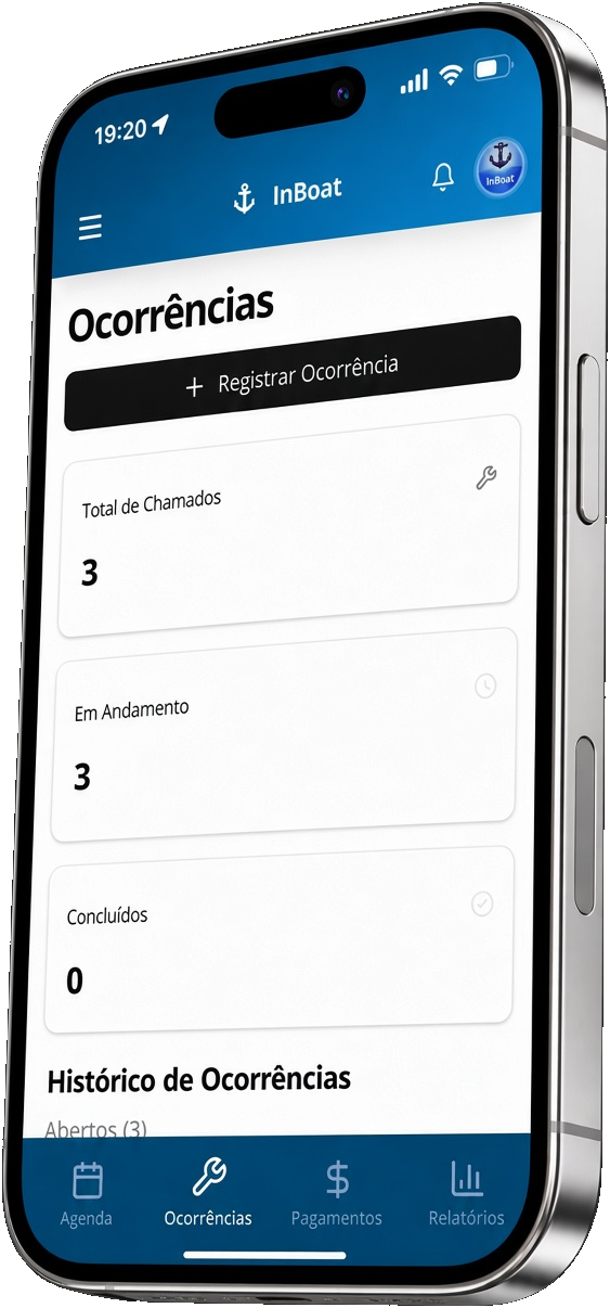 App InBoat — ocorrências